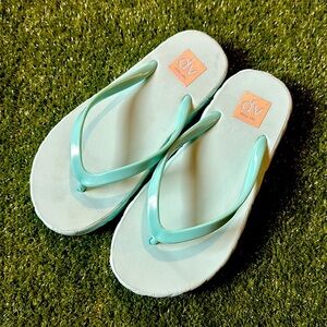 Youth Girls Mint Green Slides - NWB